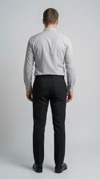 Мужские брюки в тонкую полоску (Charcoal Pinstripe) view 2