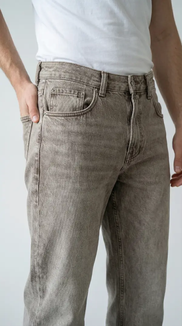 Мужские джинсы STRAIGHT (Кофейный графит)