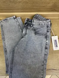 Мужские джинсы LIGHT GREY (Светло-серый вареный деним) view 3