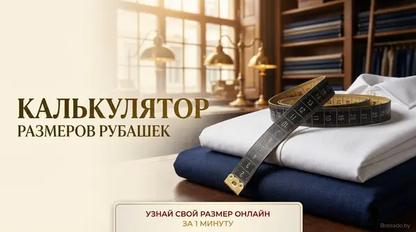 Онлайн-калькулятор размеров мужских рубашек
